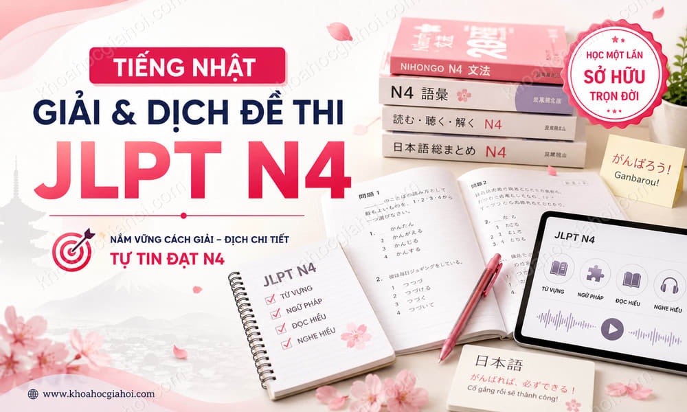 Khóa Học Tiếng Nhật Hướng Dẫn Cách Giải Và Dịch Đề Thi Jlpt N4