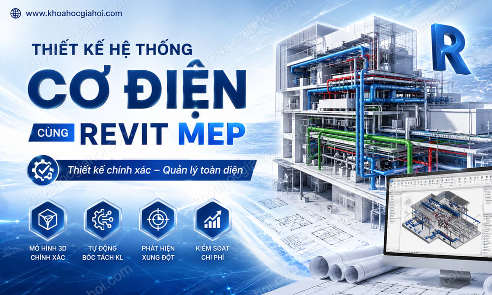 Khóa Học Thiết Kế Hệ Thống Cơ Điện Cùng Revit Mep