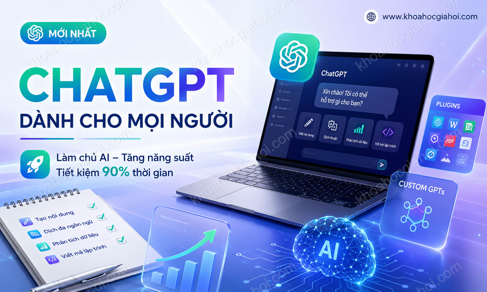 Khóa Học ChatGPT Dành Cho Mọi Người (Mới Nhất)