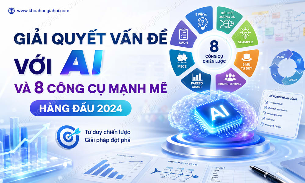 Khóa Học Giải Quyết Vấn Đề Với AI Và 8 Công Cụ Mạnh Mẽ Hàng Đầu 2024