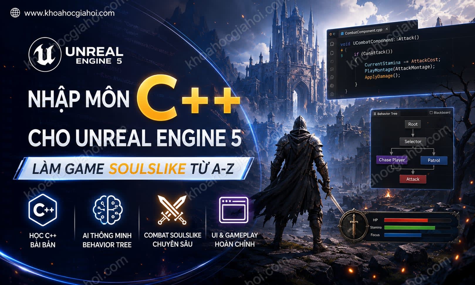 Khóa Học Nhập Môn C++ Cho Unreal Engine 5 Khóa Học Nhập Môn C++ Cho Unreal Engine 5