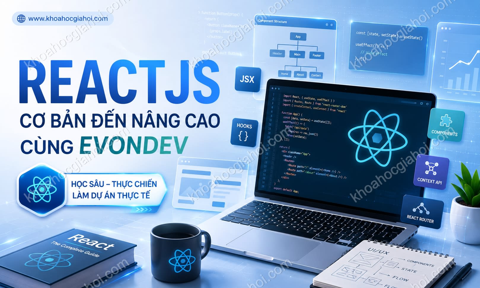 Khoá Học Reactjs Cơ Bản Đến Nâng Cao Cùng Evondev Khoá Học Reactjs Cơ Bản Đến Nâng Cao Cùng Evondev