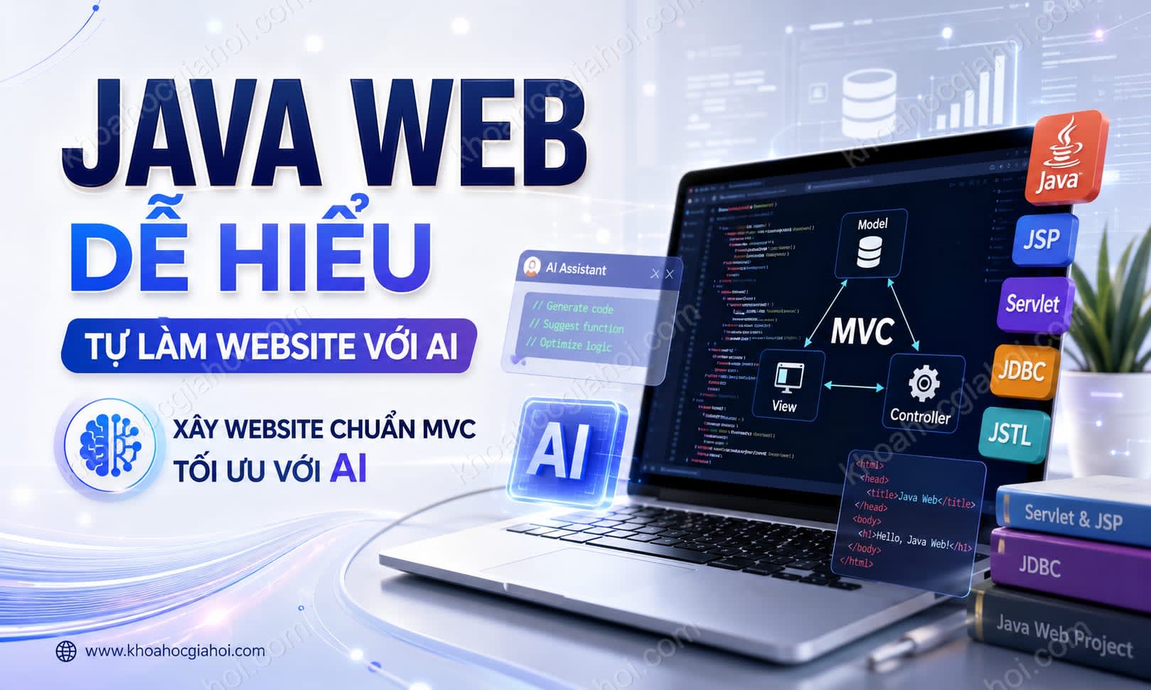Khóa Học Java Web Dễ Hiểu – Tự Làm Website Với AI (2025) Khóa Học Java Web Dễ Hiểu – Tự Làm Website Với AI (2025)