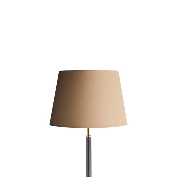 30cm straight empire lampshade in taupe dupion silk