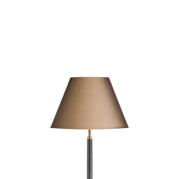 30cm empire lampshade in taupe dupion silk