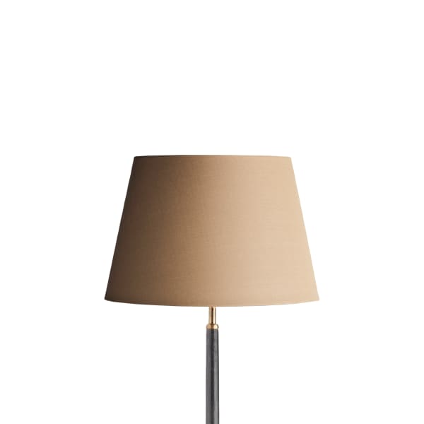 35cm straight empire lampshade in taupe dupion silk