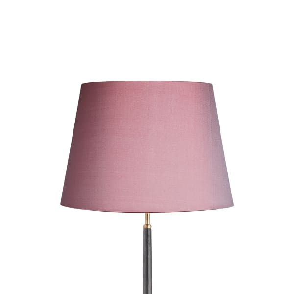 40cm straight empire lampshade in antique rose dupion silk