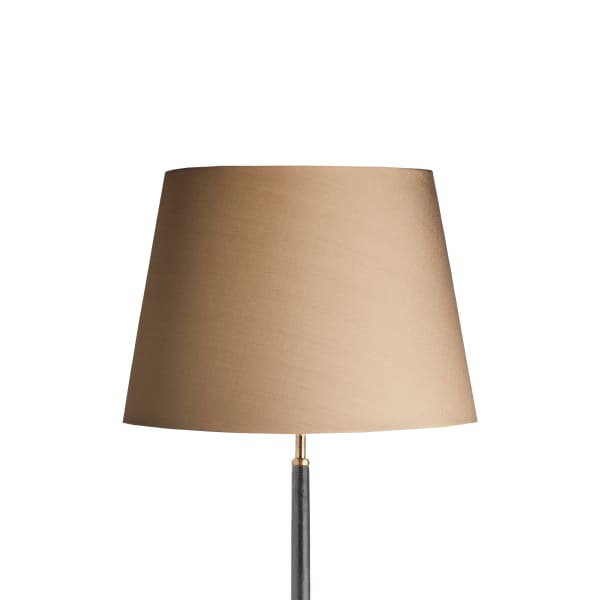 40cm straight empire lampshade in taupe dupion silk