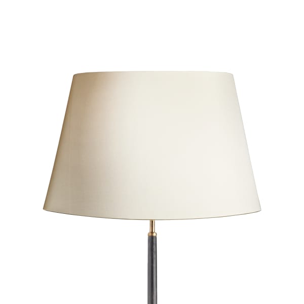 50cm straight empire lampshade in ivory dupion silk