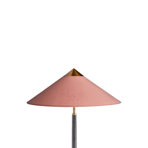 45cm cone shade in posh pink velvet