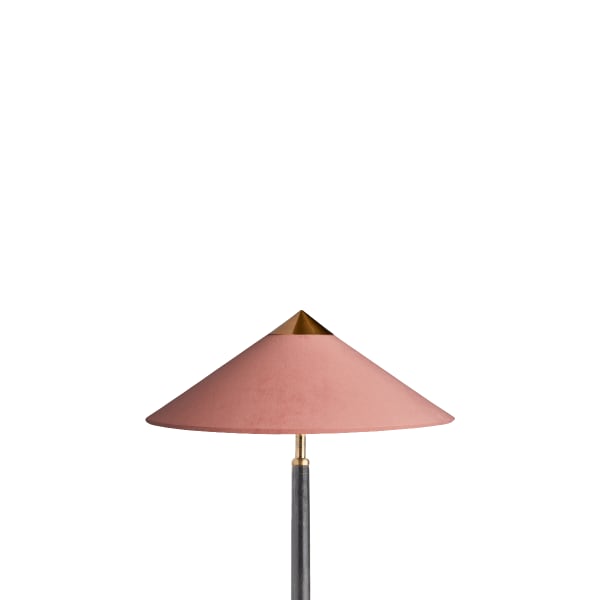 35cm cone shade in posh pink velvet