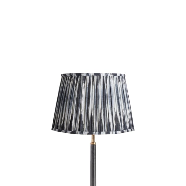 30cm straight empire shade in black and white Ikat by Matthew Williamson