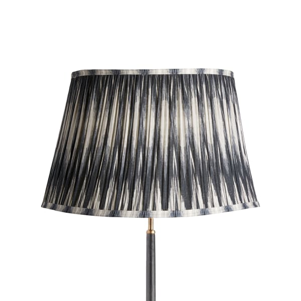 50cm straight empire shade in black and white Ikat by Matthew Williamson