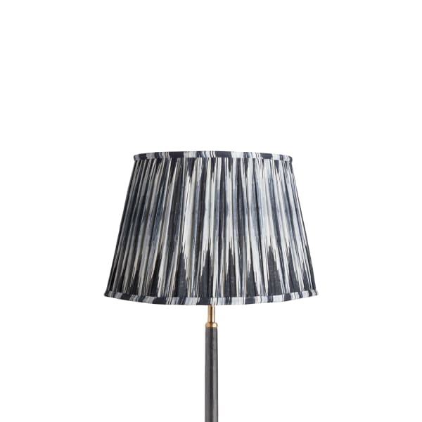 35cm straight empire shade in black and white Ikat by Matthew Williamson