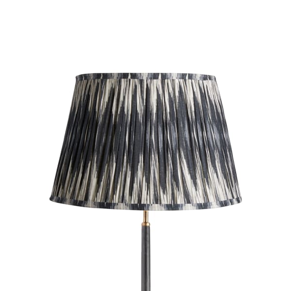 45cm straight empire shade in black and white Ikat by Matthew Williamson