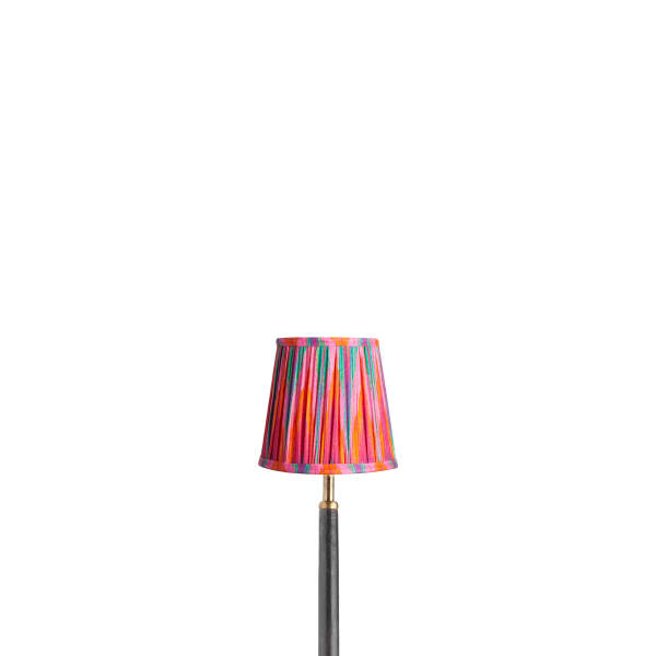 14cm tall tapered shade in pink Ikat by Matthew Williamson