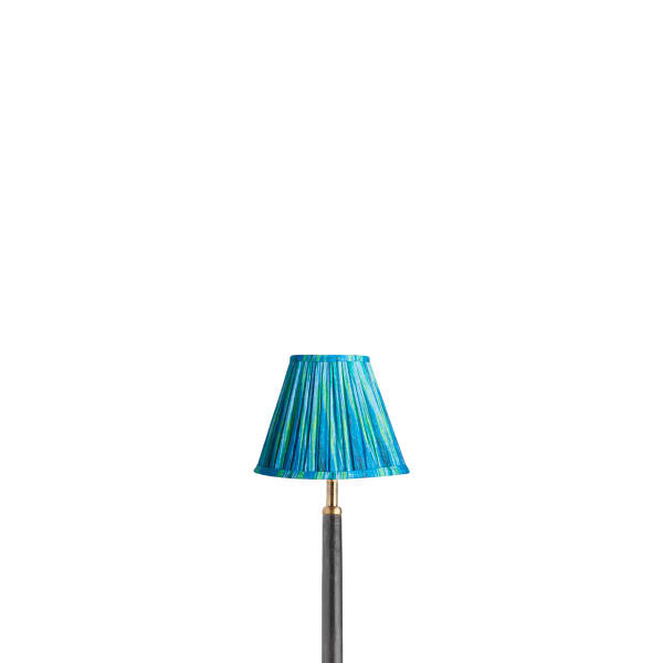 16cm empire shade in teal Ikat by Matthew Williamson