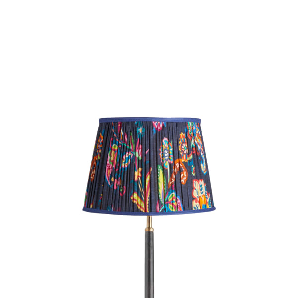 30cm straight empire shade in blue Paisley by Matthew Williamson