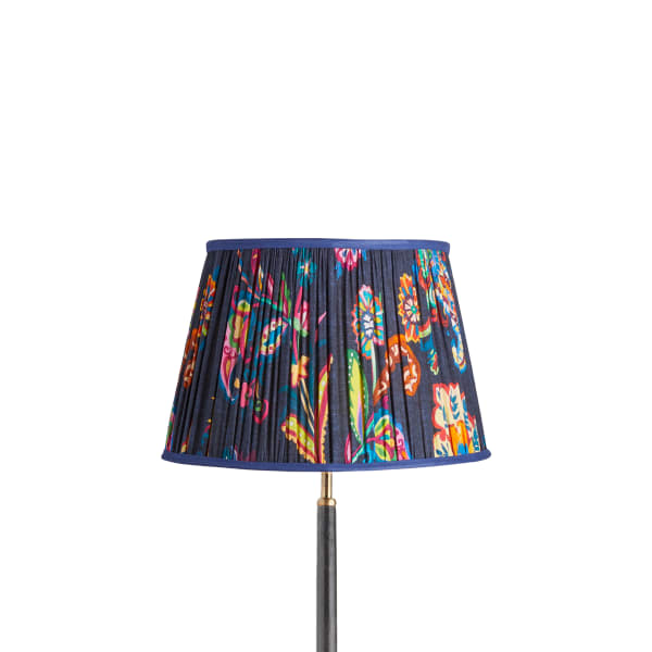 35cm straight empire shade in blue Paisley by Matthew Williamson