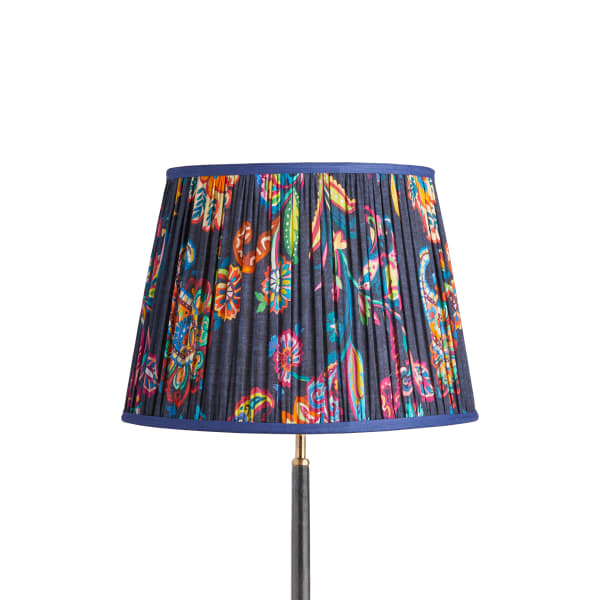 40cm straight empire shade in blue Paisley by Matthew Williamson