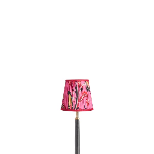 14cm tall tapered shade in pink Paisley by Matthew Williamson