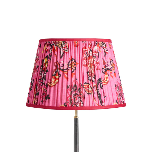 45cm straight empire shade in pink Paisley by Matthew Williamson