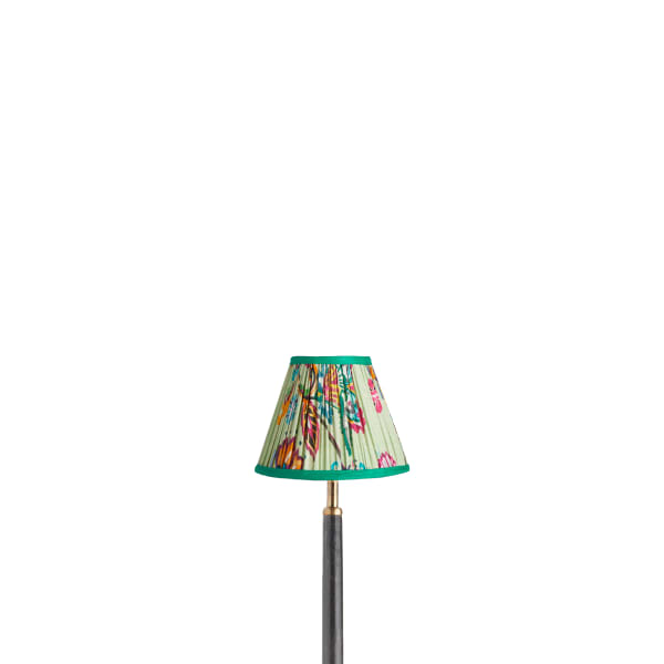 16cm empire shade in green Paisley by Matthew Williamson