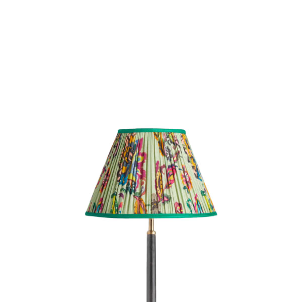 30cm empire shade in green Paisley by Matthew Williamson