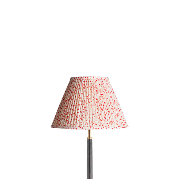 30cm empire shade in orange dotty