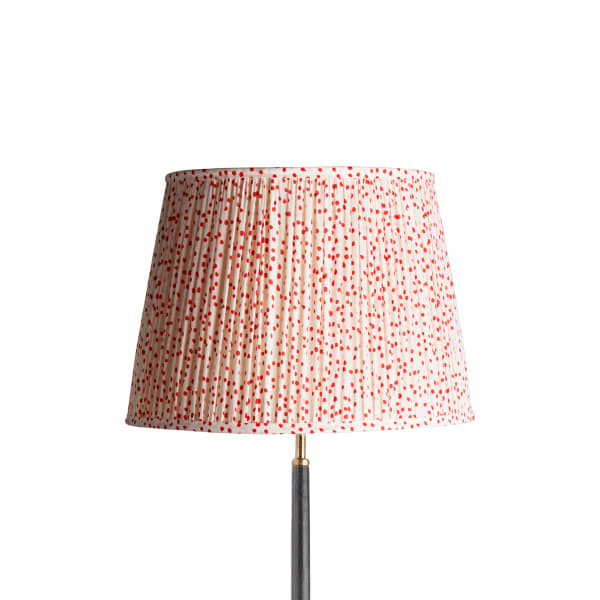 40cm straight empire shade in orange dotty