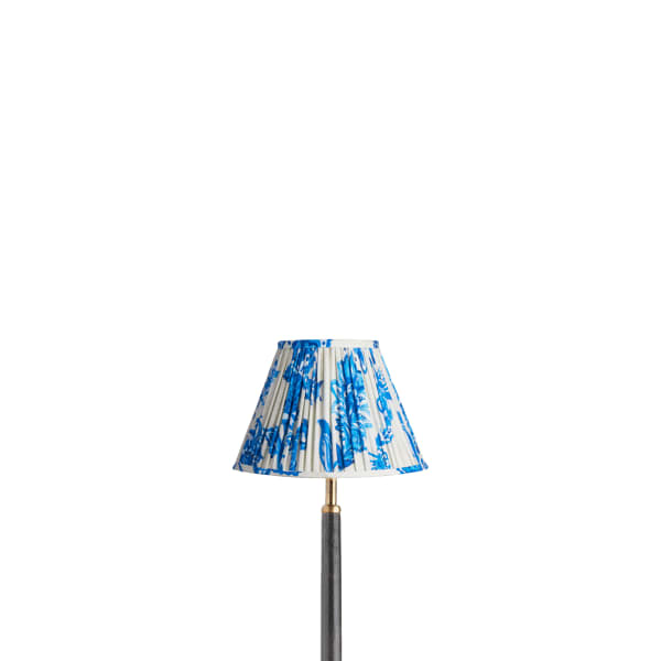 20cm empire shade in blue and white Paisley by Matthew Williamson