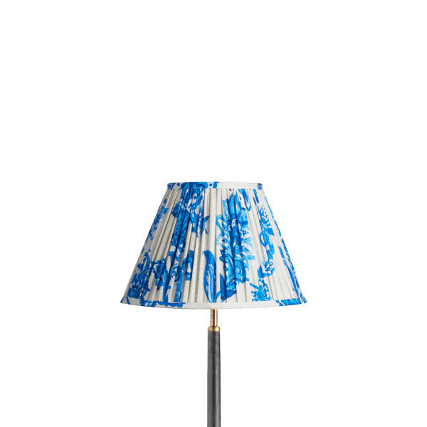 30cm empire shade in blue and white Paisley by Matthew Williamson