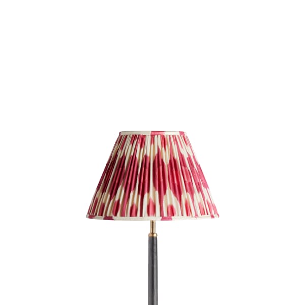 30cm empire shade in berries egg & spoon silk ikat