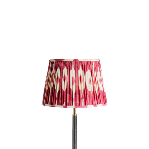 30cm straight empire shade in berries egg & spoon silk ikat