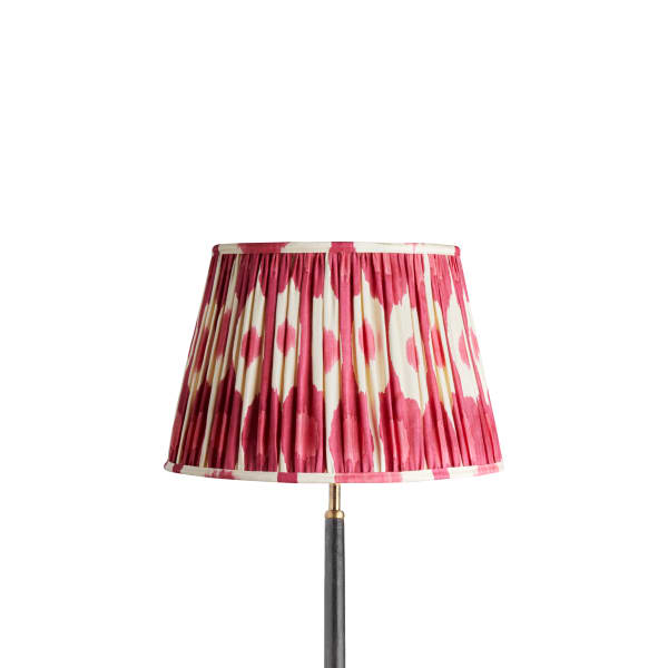 35cm straight empire shade in berries egg & spoon silk ikat