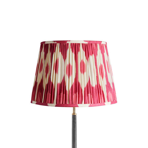 40cm straight empire shade in berries egg & spoon silk ikat