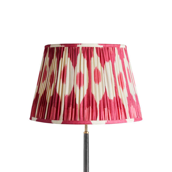 45cm straight empire shade in berries egg & spoon silk ikat