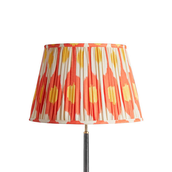 45cm straight empire shade in st clements egg & spoon silk ikat