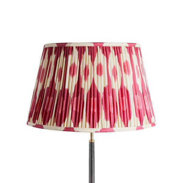 50cm straight empire shade in berries egg & spoon silk ikat