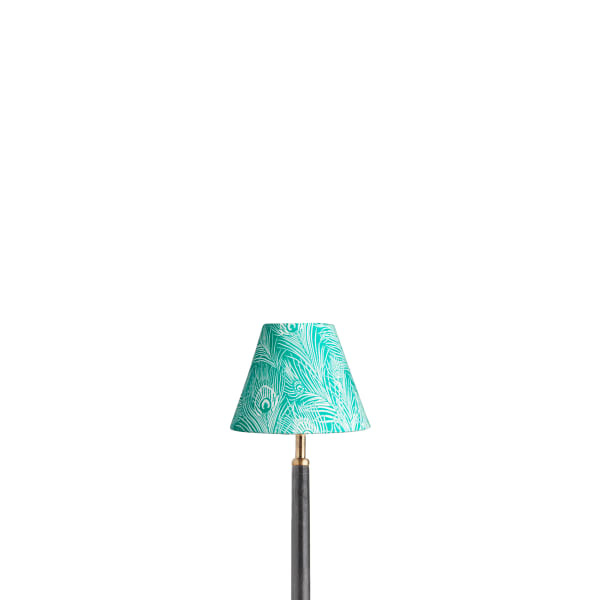 16cm empire shade in Liberty's 'Hera Plume' in jade