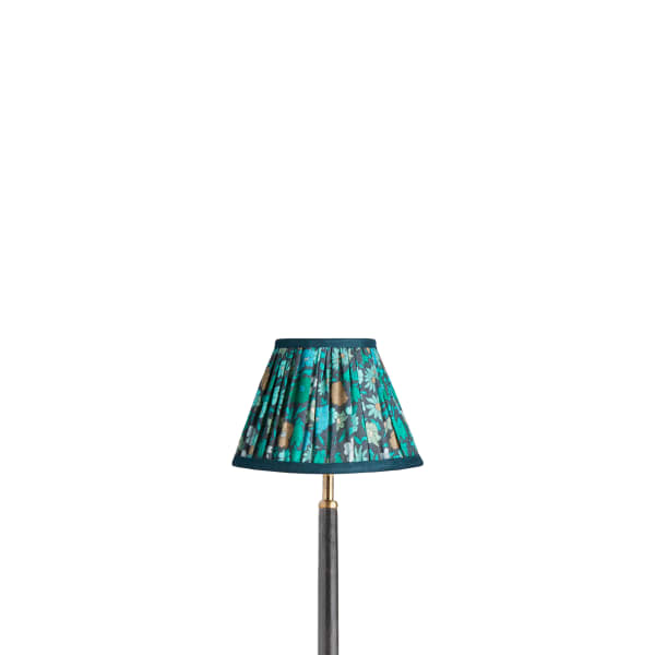 20cm empire shade in Liberty's 'Poppy Meadowfield' in jade