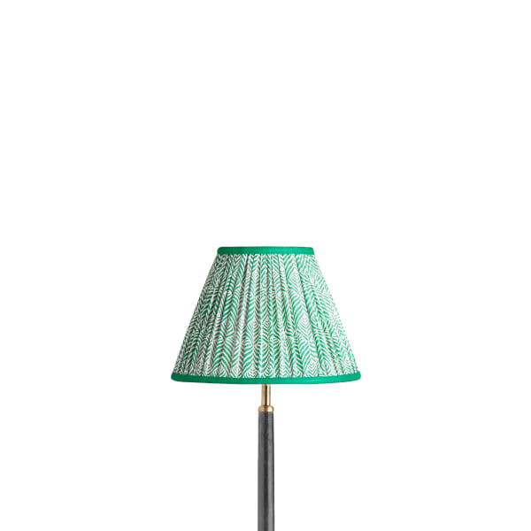 25cm empire shade in Liberty's 'Quill' in jade