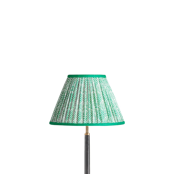 30cm empire shade in Liberty's 'Quill' in jade
