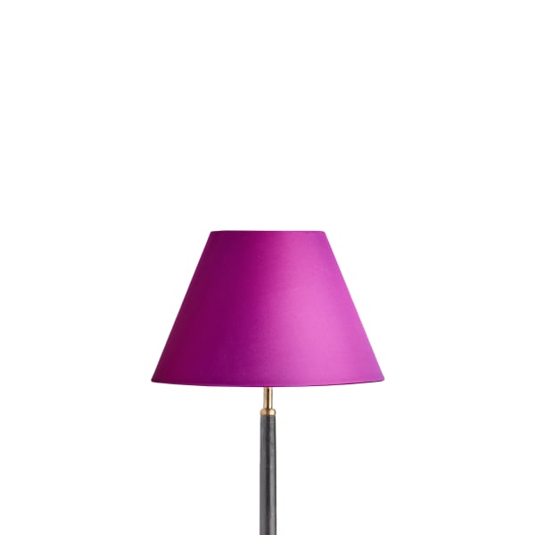 30cm empire lampshade in fuchsia dupion silk