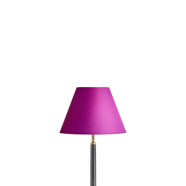 25cm empire lampshade in fuchsia dupion silk