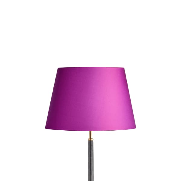 35cm straight empire lampshade in fuchsia dupion silk