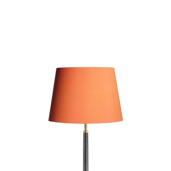 30cm straight empire lampshade in saffron dupion silk