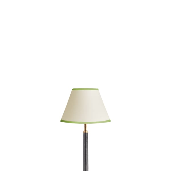 20cm Empire Top n Tail shade in cream card with classic green tape