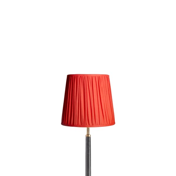 20cm tall tapered gathered lampshade in 