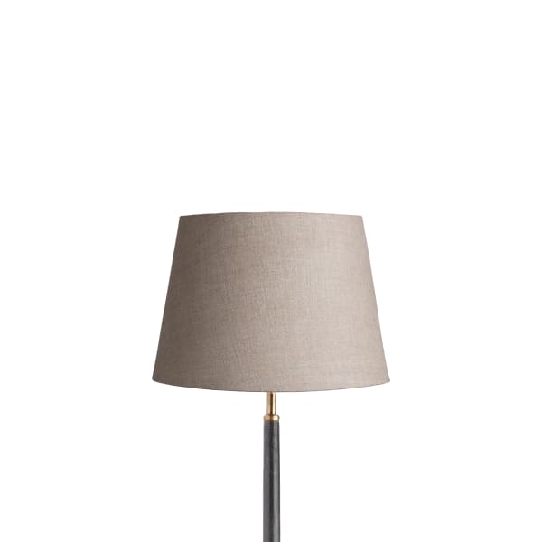 30cm straight empire lampshade in natural linen